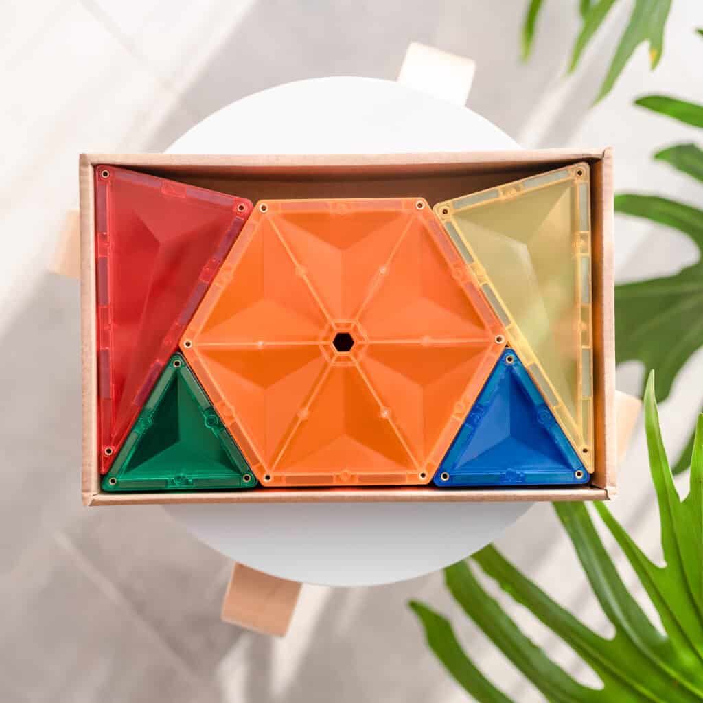 Connetix Magnetic Tiles 30 Piece Geometric Pack